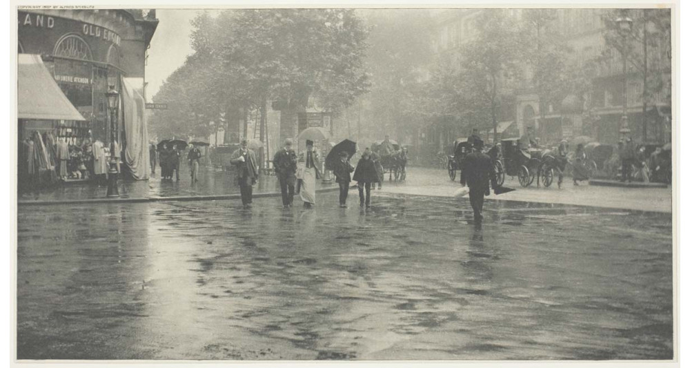 Manufaktur 17 - Alfred Stieglitz:: A Wet Day on the Boulevard, Paris