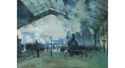 Manufaktur 11 - Claude Monet: Ankunft des Normandie-Zuges, Gare Saint-Lazare